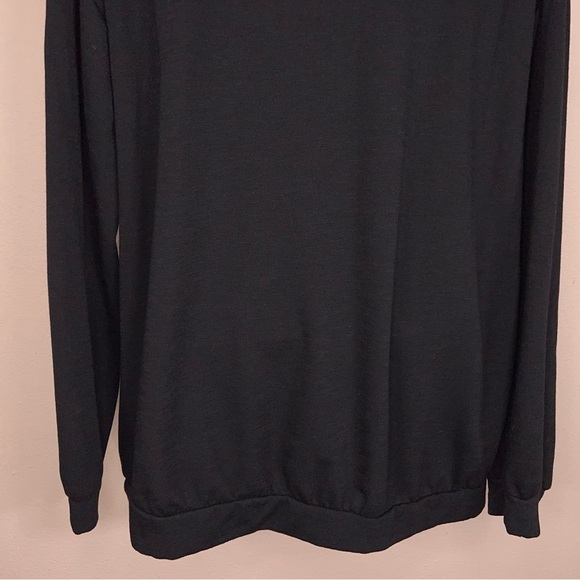 XL HEIMISH BLACK SWEATSHIRT LONG SLEEVE STRETCH CASUAL - Picture 8 of 10